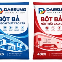 Bột bả nội thất ngoại thất cao cấp DAESUNG